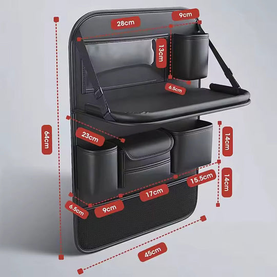 Bilstol Organiserer For Baksetet Praktisk Design 3
