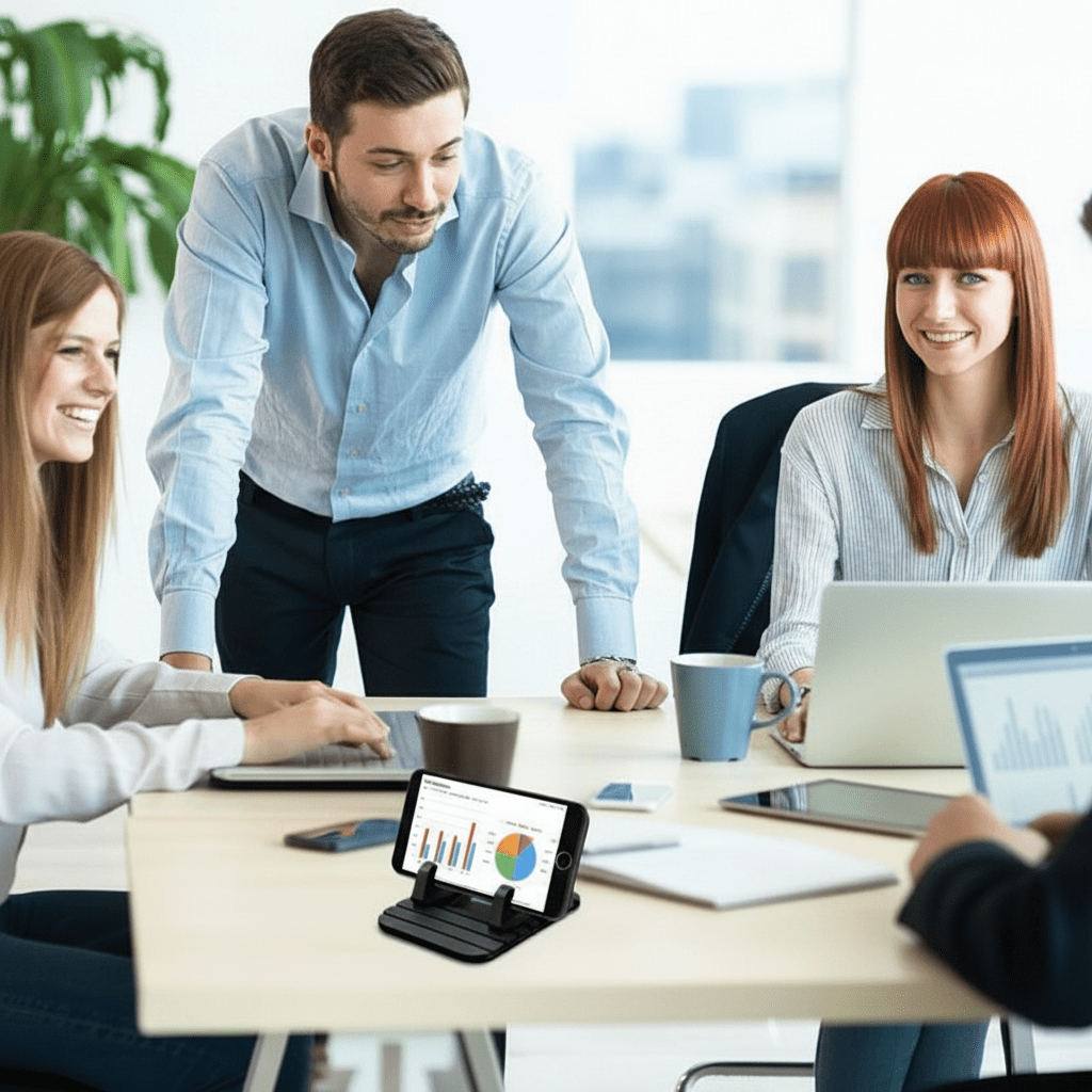 Biltelefonholder med Sklisikker Design 6