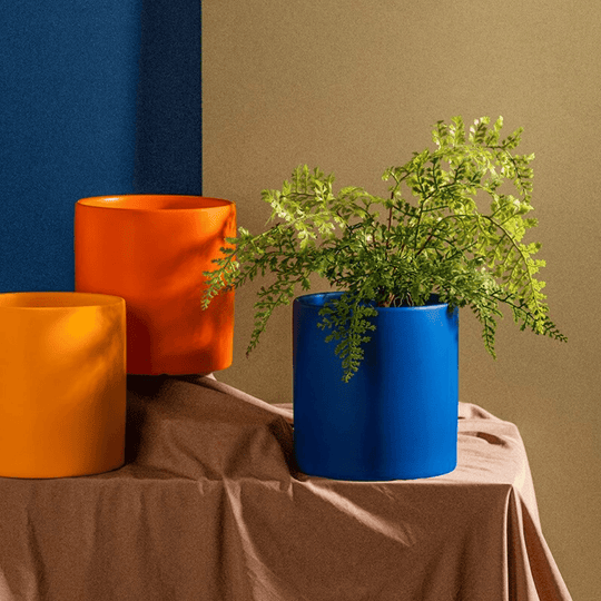 Blomsterpotte med Tallerken i Keramikk 8