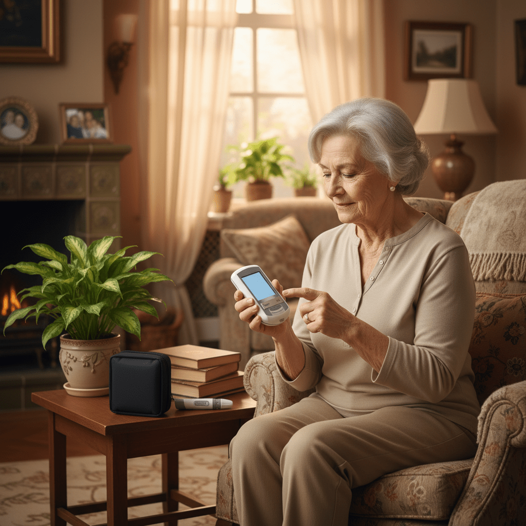 Bluetooth Kolesterolanalysator for Helseovervåking 0