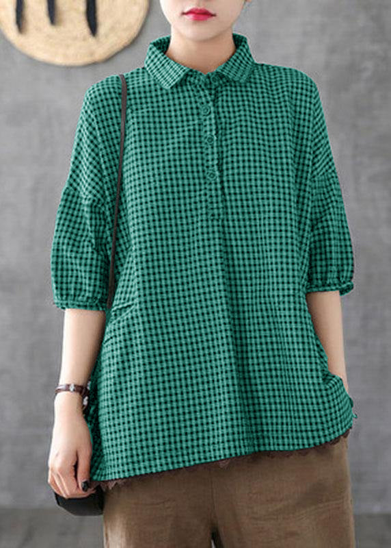 Bluse Med Korte Ermer for Sommer 7