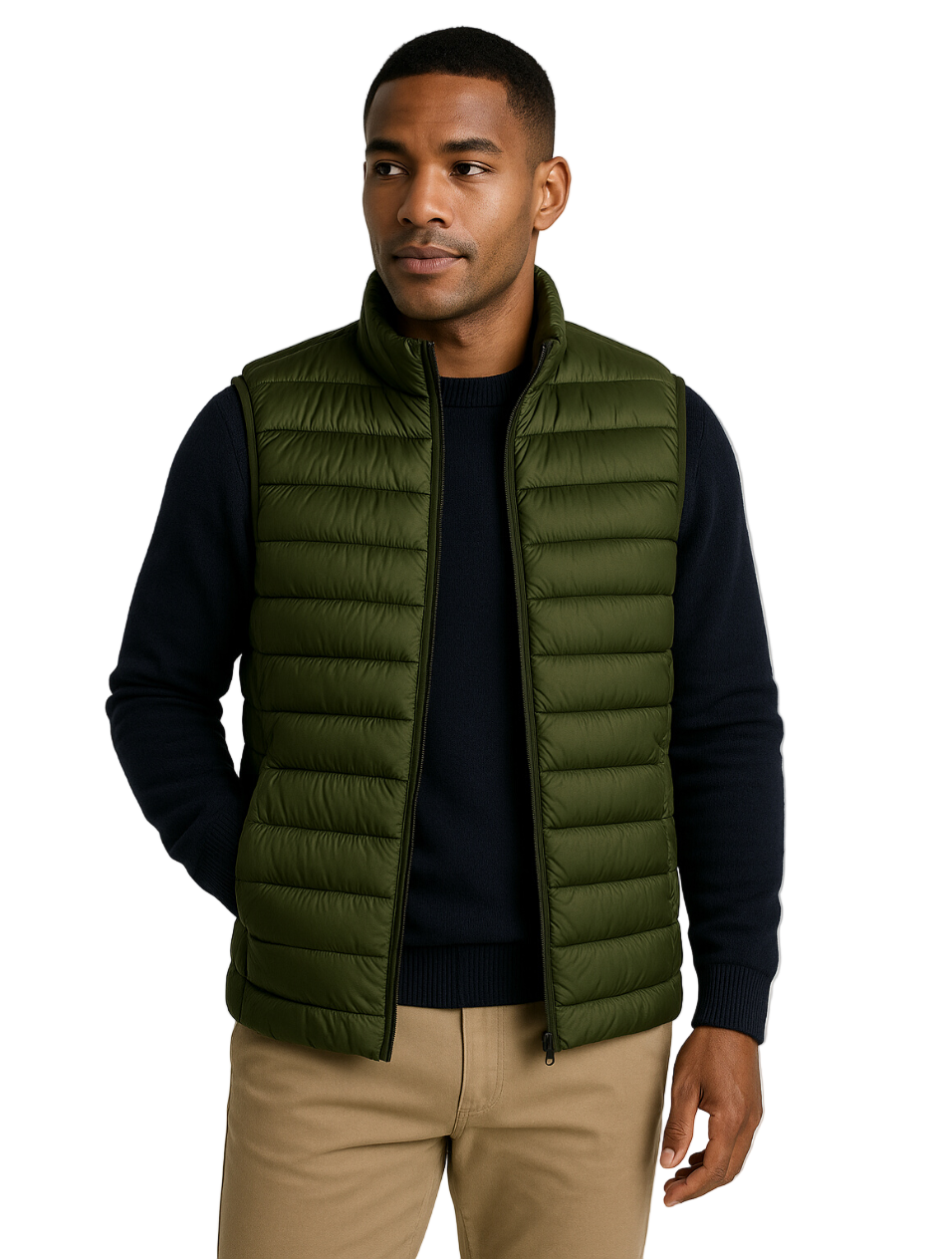 Bodywarmer for menn minimalistisk design 0