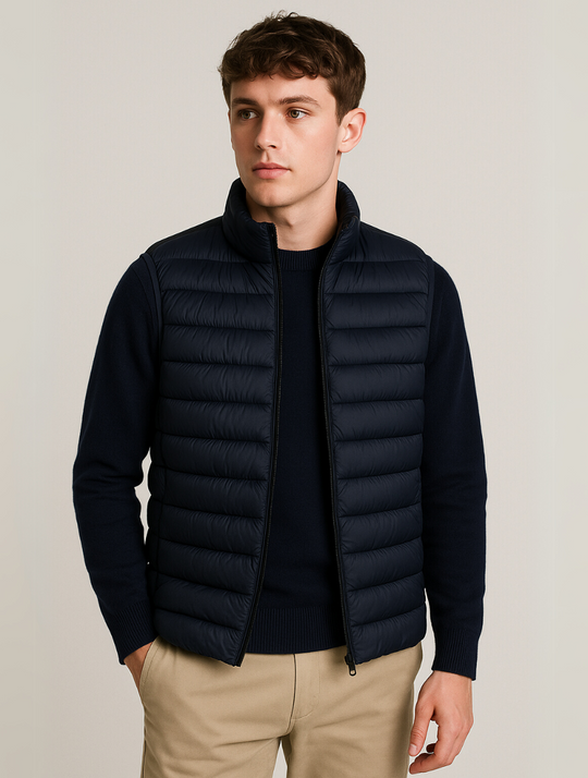 Bodywarmer for menn minimalistisk design 6