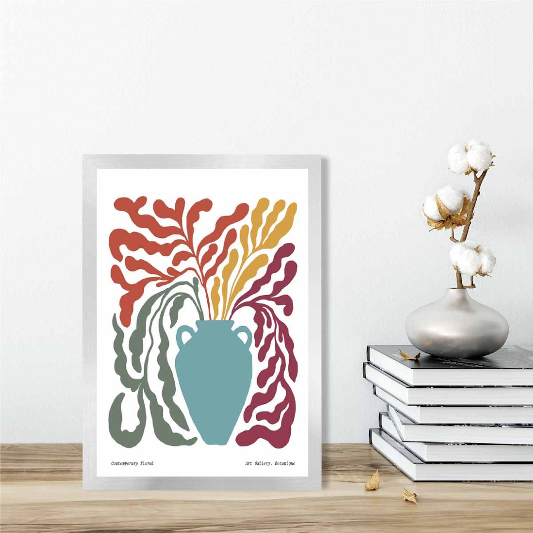 Boho Blomstermotiv Plakat Moderne 2