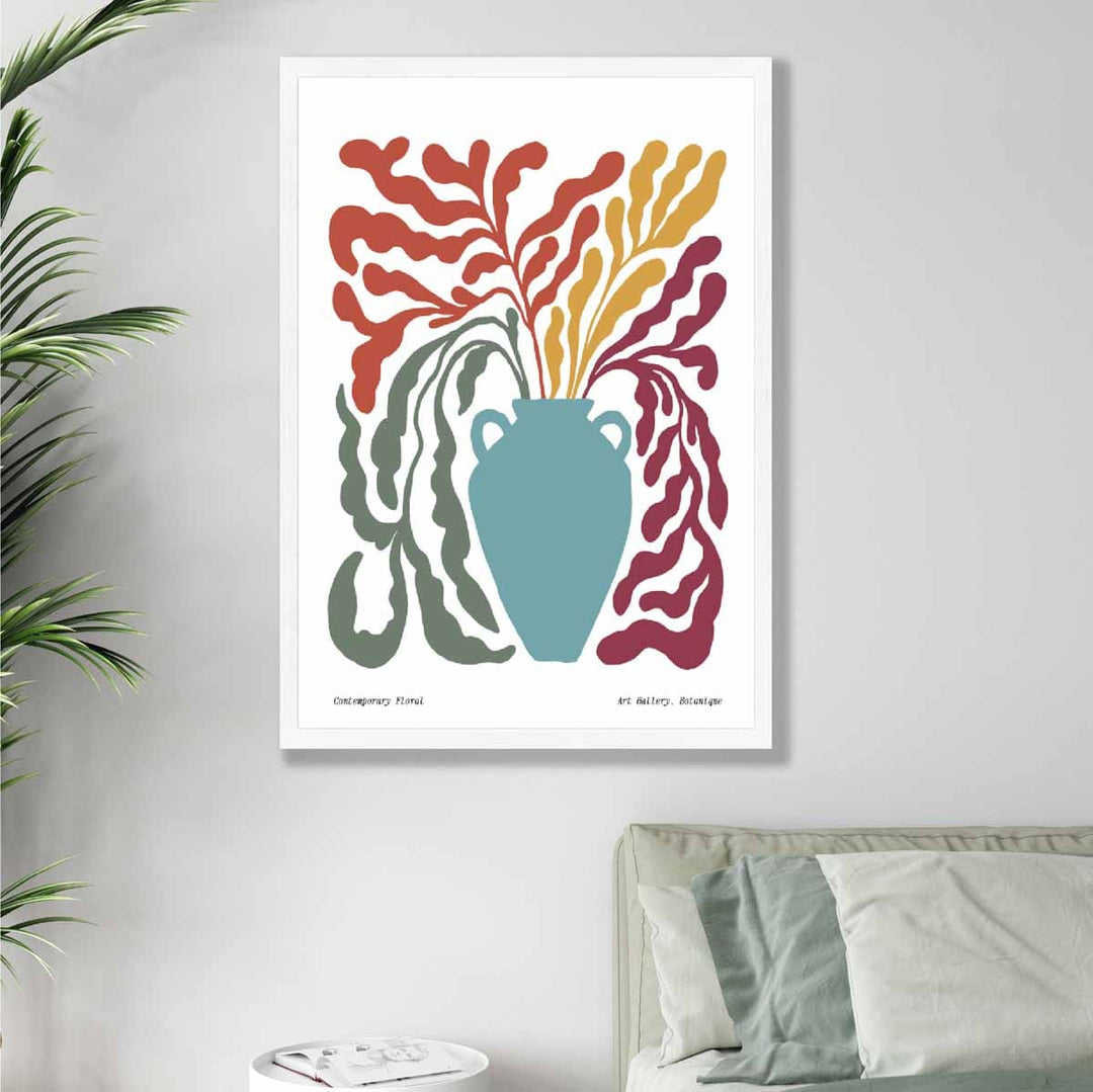 Boho Blomstermotiv Plakat Moderne 4