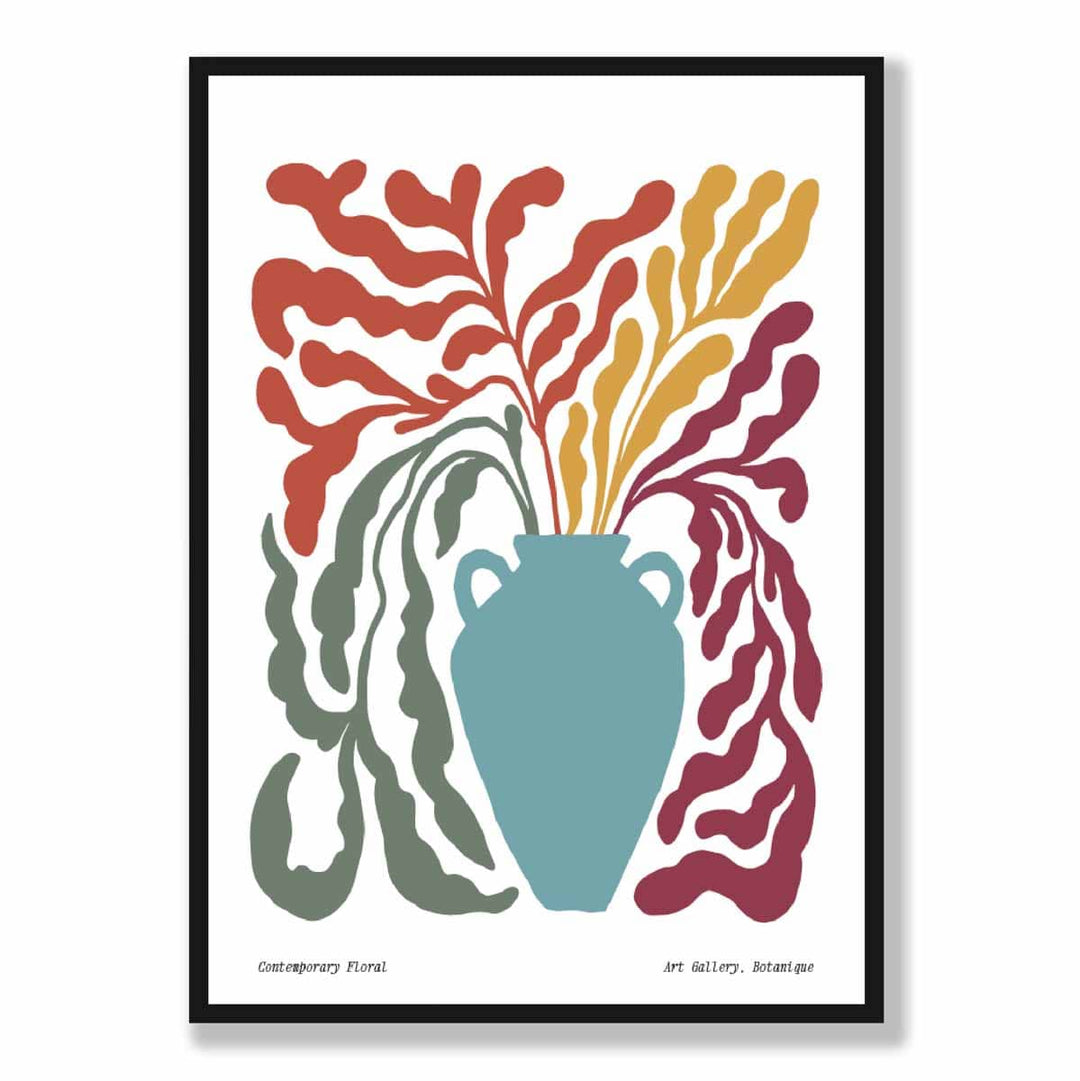 Boho Blomstermotiv Plakat Moderne 5