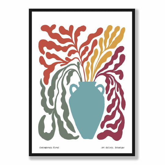 Boho Blomstermotiv Plakat Moderne 5