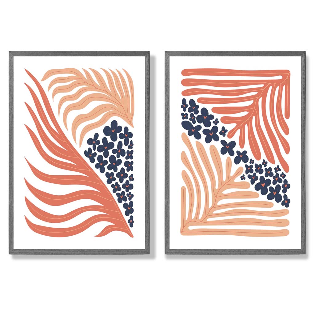 Boho Rammesett med Fargerike Kunsttrykk til Innredning 4