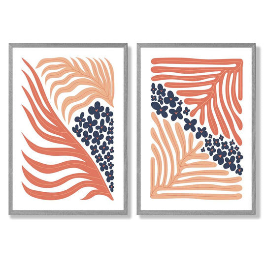 Boho Rammesett med Fargerike Kunsttrykk til Innredning 5