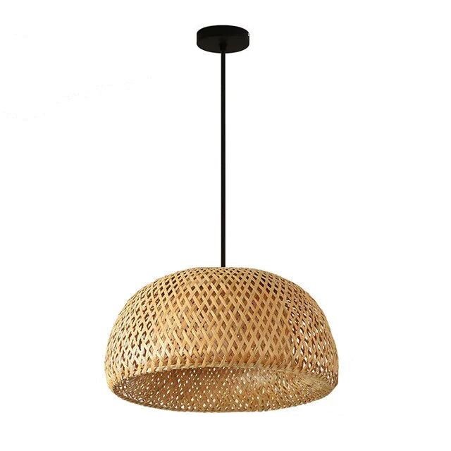 Boho Rotan Hengelampe for Stue og Soverom 0