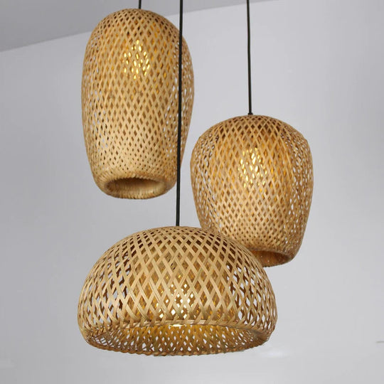 Boho Rotan Hengelampe for Stue og Soverom 3