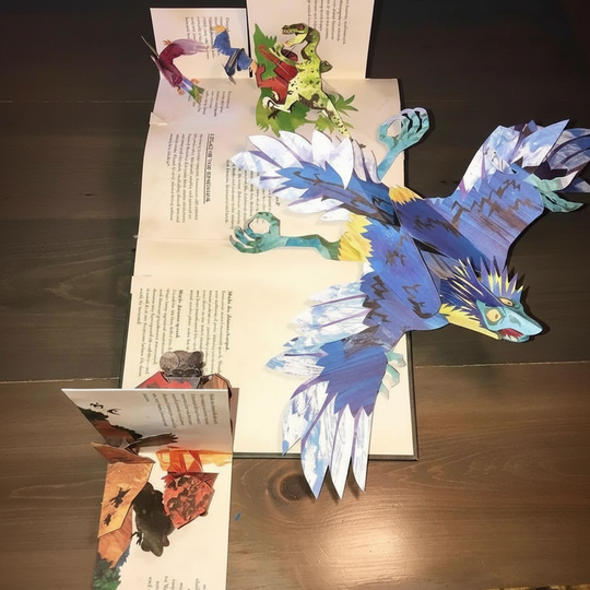 Bok for Barn med 3D Pop-up Dinosaurer 4