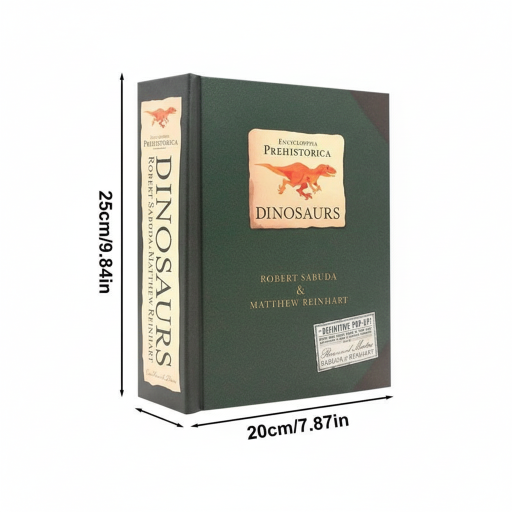Bok for Barn med 3D Pop-up Dinosaurer 7