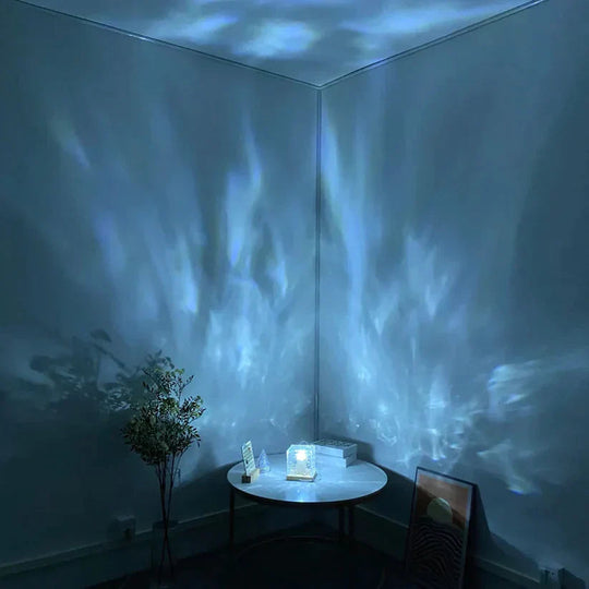 Bølgeterning Lampe med Fjernkontroll – Unik Atmosfære Belysning 4