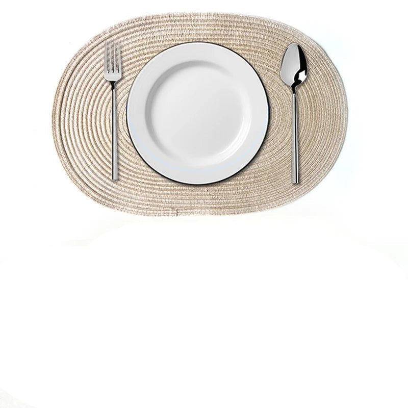 Bordbrikker Rustikk Boho Stil - Håndvevd Design for Innendørs og Utendørs Bruk 1