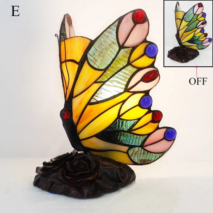 Bordlampe i Retro Sommerfugl Design 7