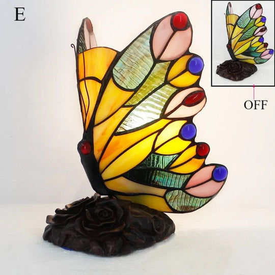 Bordlampe i Retro Sommerfugl Design 7