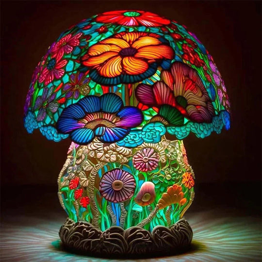 Bordlampe med Glassmalerier for Barn 1