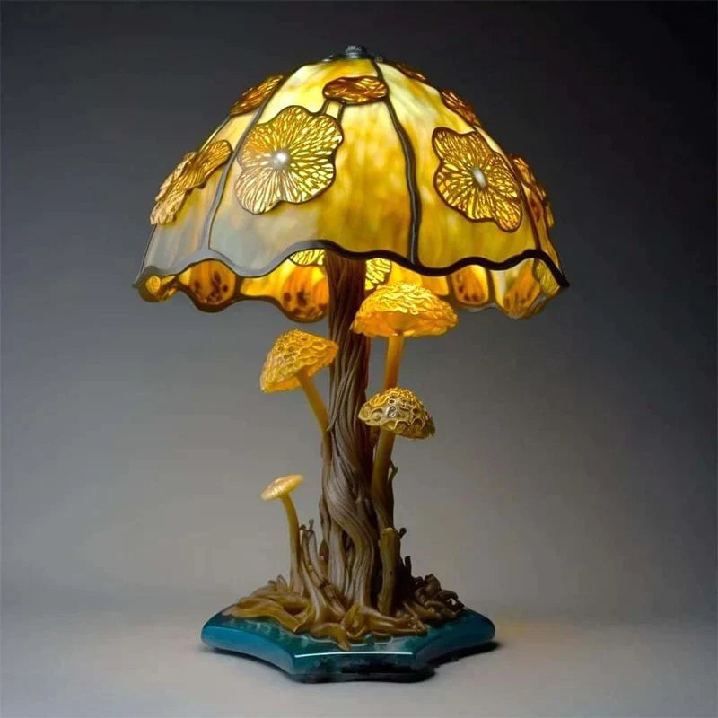 Bordlampe med Glassmalerier for Barn 4