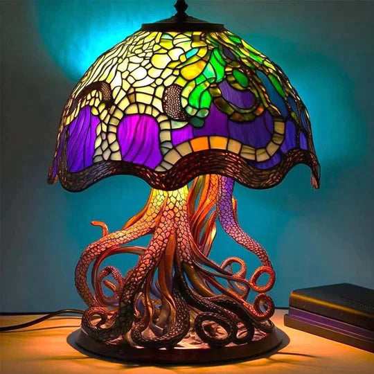 Bordlampe med Glassmalerier for Barn 6