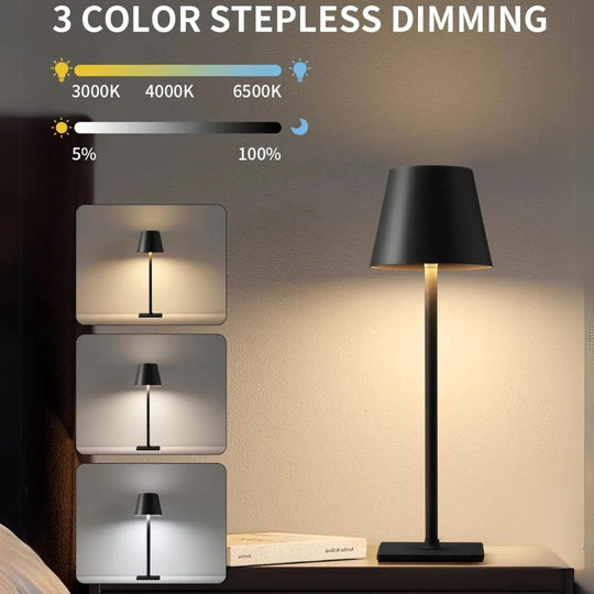 Bordlampe med USB-opplading og Berøringskontroll 6