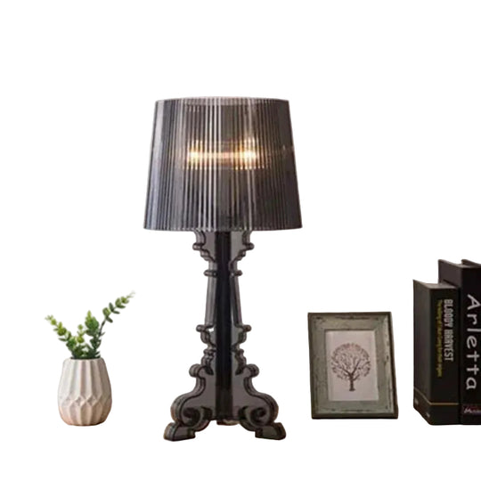 Bordlampe med justerbar høyde og barokkdesign 0