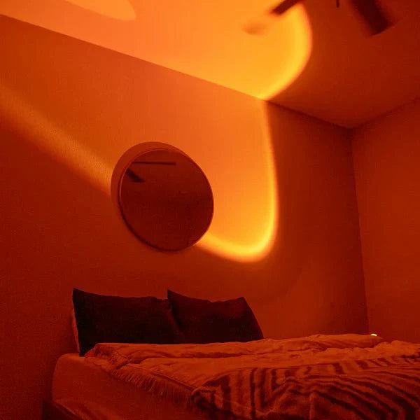 Bordlampe med solnedgangsdesign 3