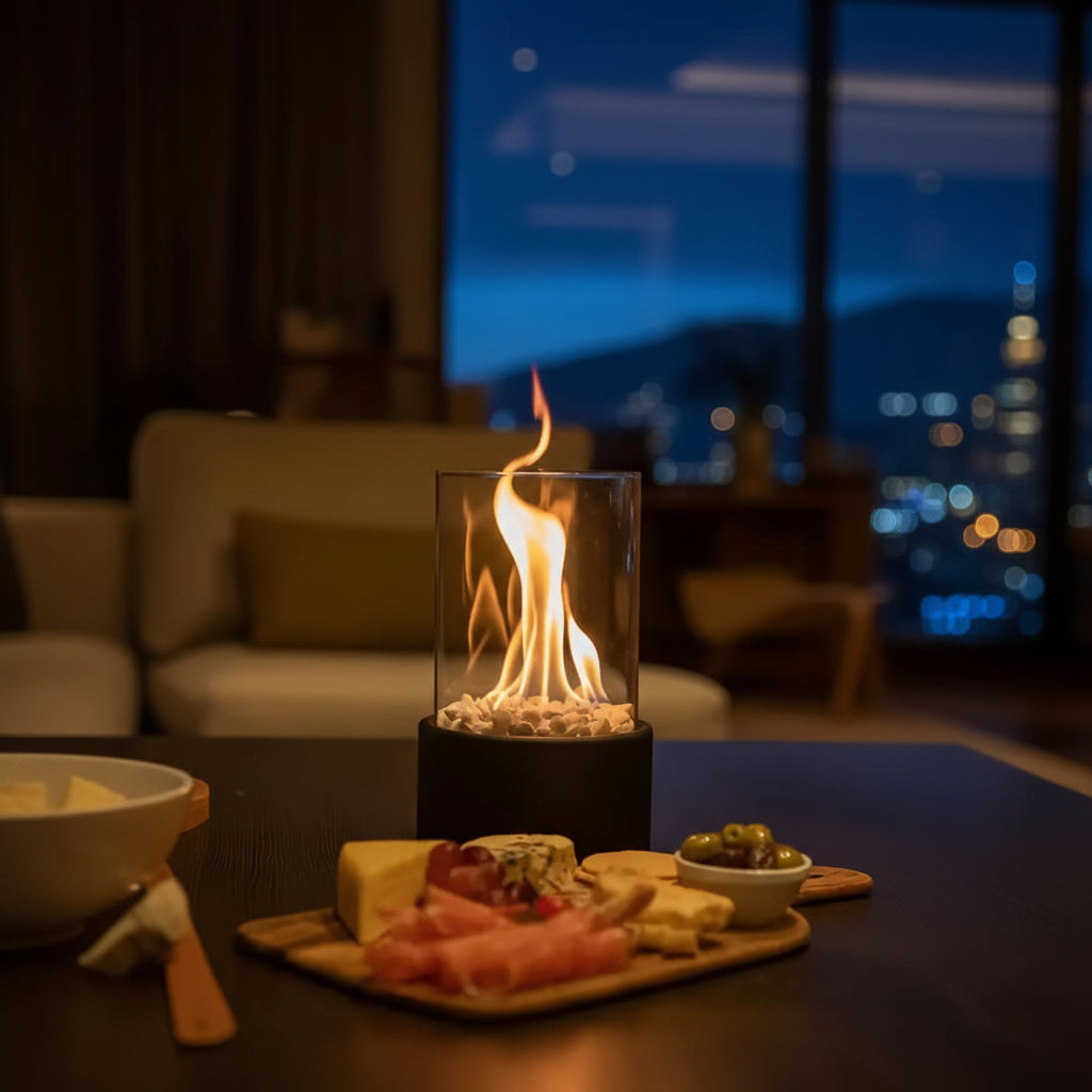 Bordpeis Røykfrie Flammer Modern Design for Innendørs og Utendørs Bruk 2