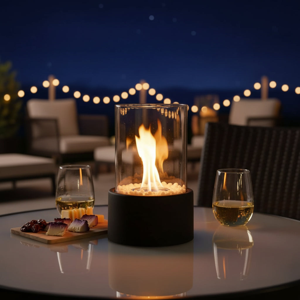 Bordpeis Røykfrie Flammer Modern Design for Innendørs og Utendørs Bruk 7