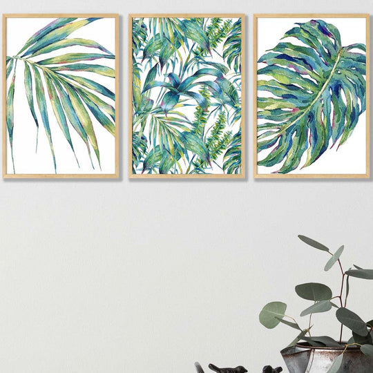 Botanical Art Print Set with 3 Unique Designs 1
