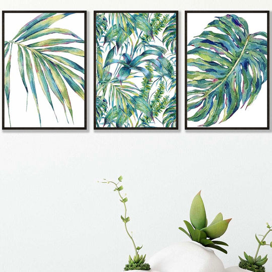 Botanical Art Print Set with 3 Unique Designs 3