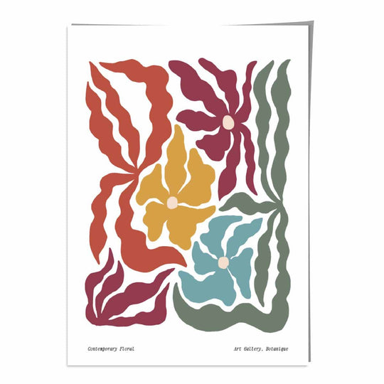 Botanisk Plakat Moderne Boho Stil 0