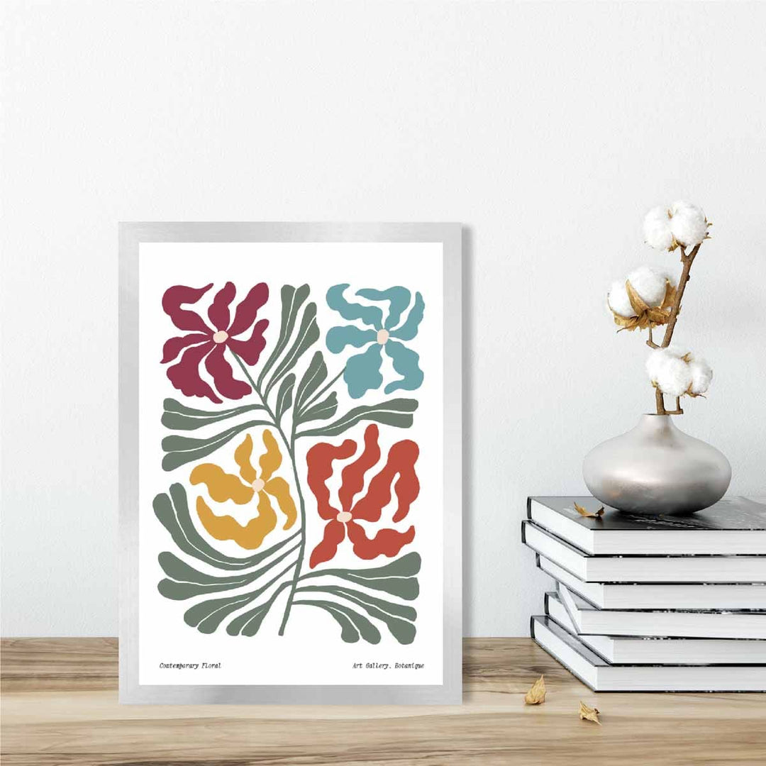 Botanisk Plakat med Blomsterdesign for Veggdekorasjon 2