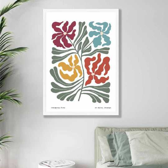Botanisk Plakat med Blomsterdesign for Veggdekorasjon 4