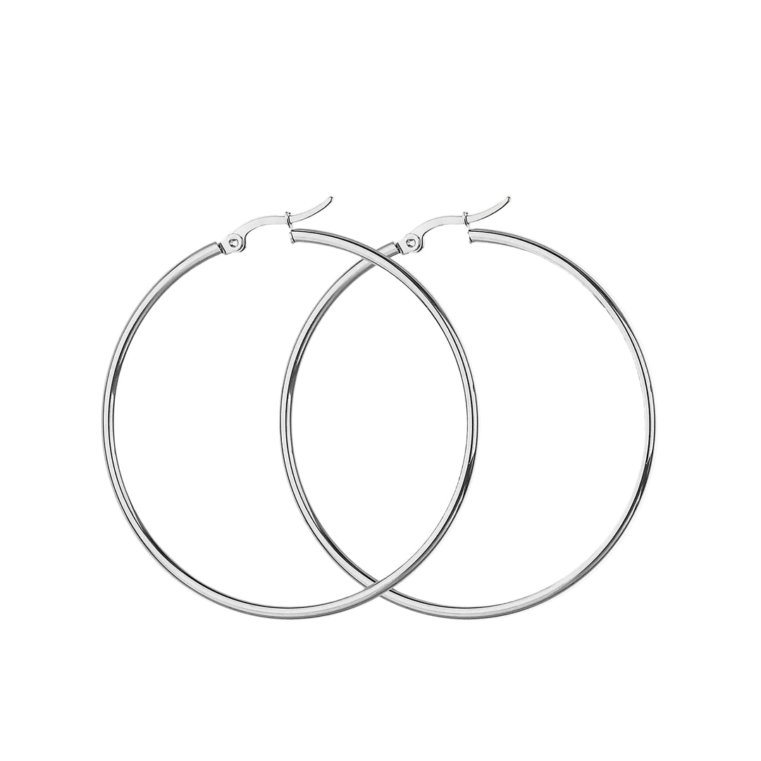 Bøyleøreringer for kvinner - Minimalistisk stil 0