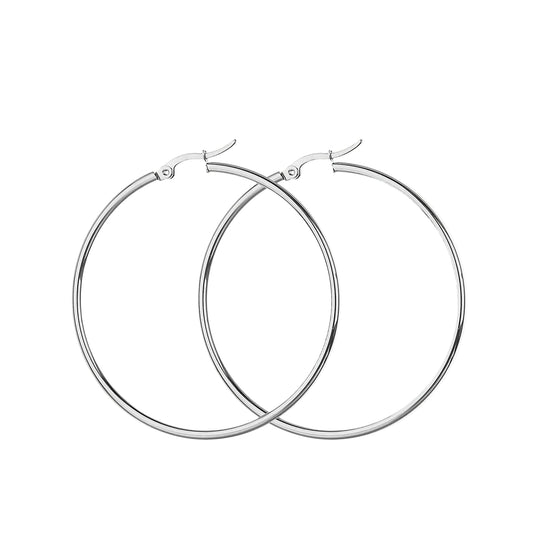 Bøyleøreringer for kvinner - Minimalistisk stil 0