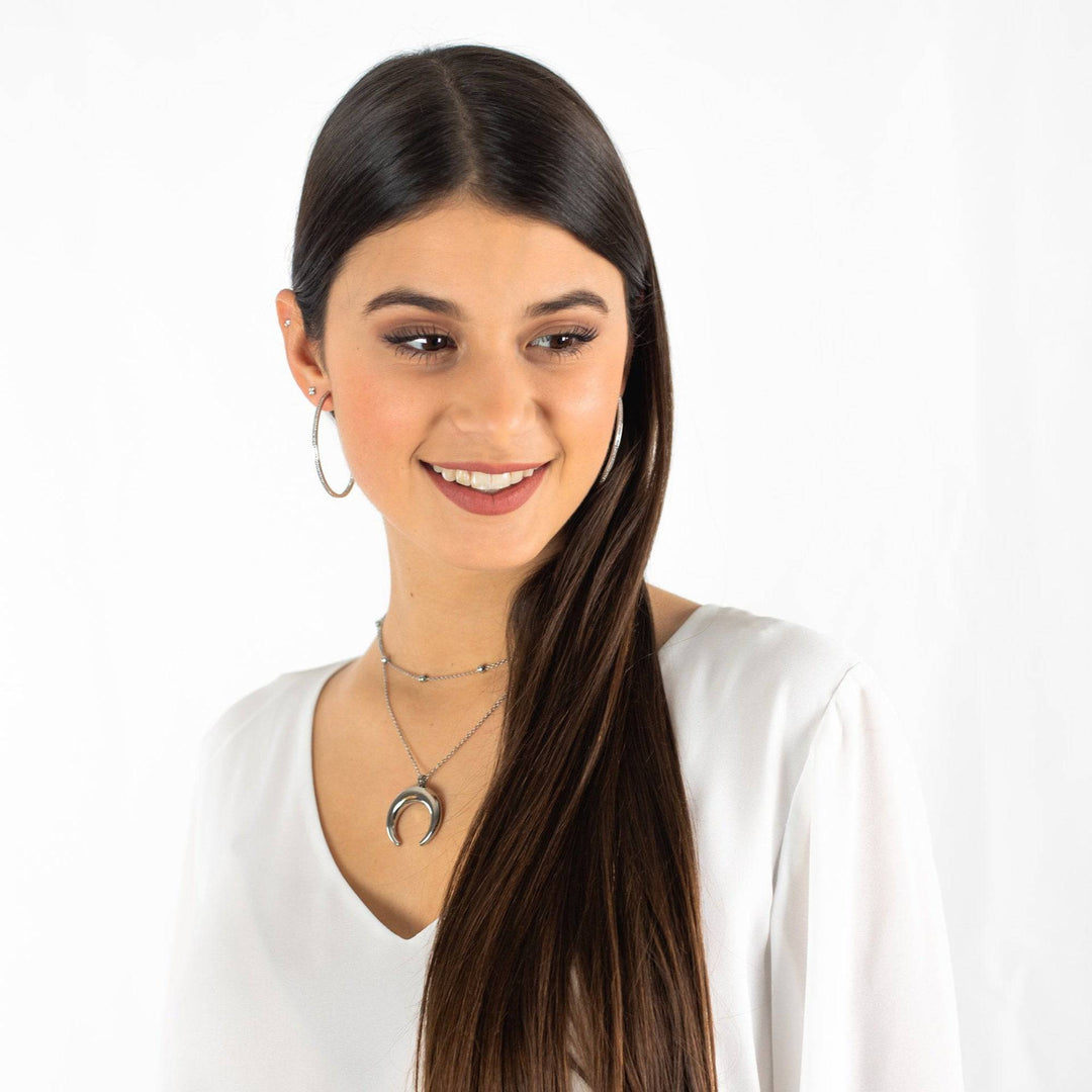 Bøyleøreringer for kvinner - Minimalistisk stil 1