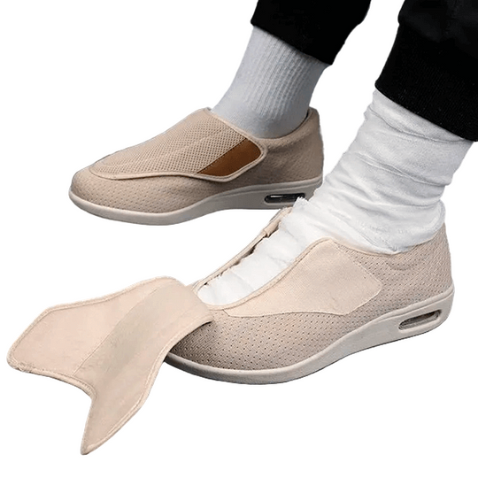 Bred Sko for Diabetikere Justerbar Design 0