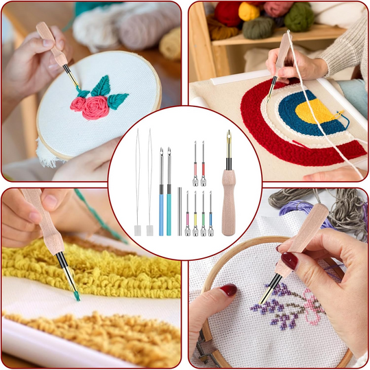 Broderingssett med Utbyttbare Nåltyper 6