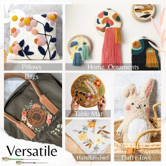 Broderingssett med Utbyttbare Nåltyper 7