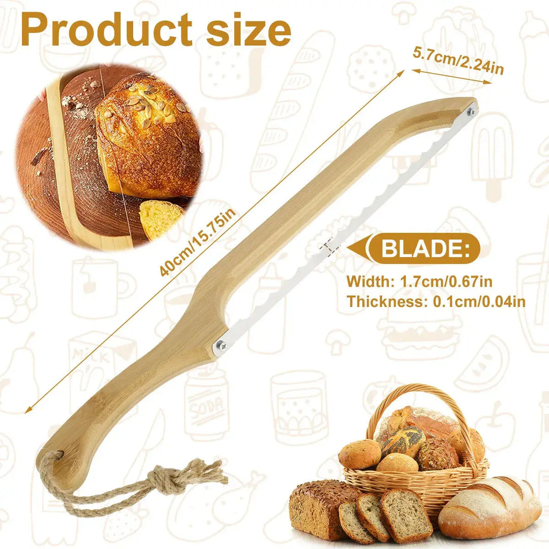 Brødkniv Taggete Design for Presis Skjæring 5