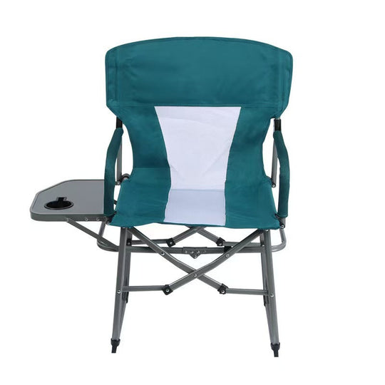 Campingstol for menn med sammenleggbar funksjon og sidebord 0