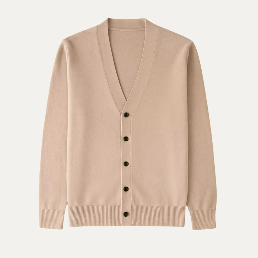 Cardigan Jakke Herre Cashmere Med Knapper - Myk, Varm, Avslappet Stil 1