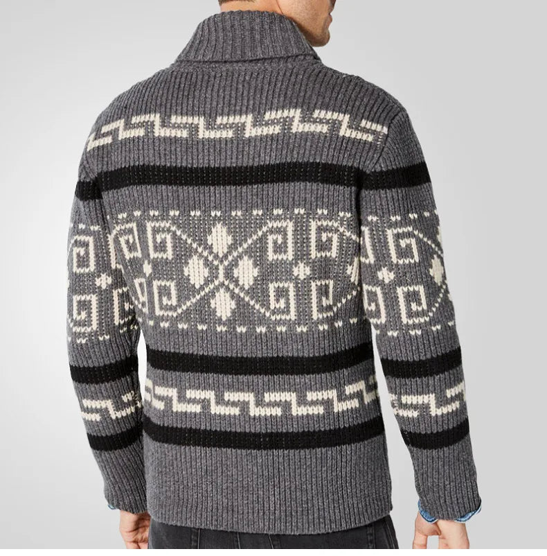 Cardigan Jakke Herre med Glidelås - Allsidig og Komfortabel Stildesign 5