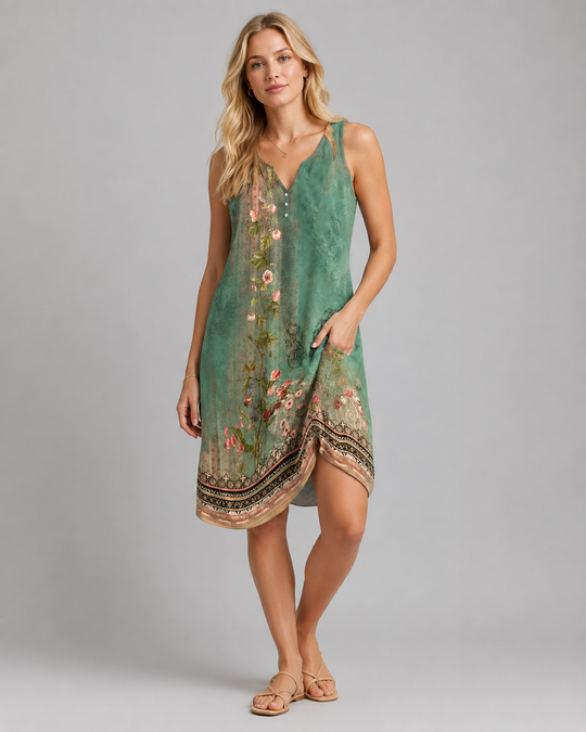 Damen Retro Kjole Klassisk Stil
