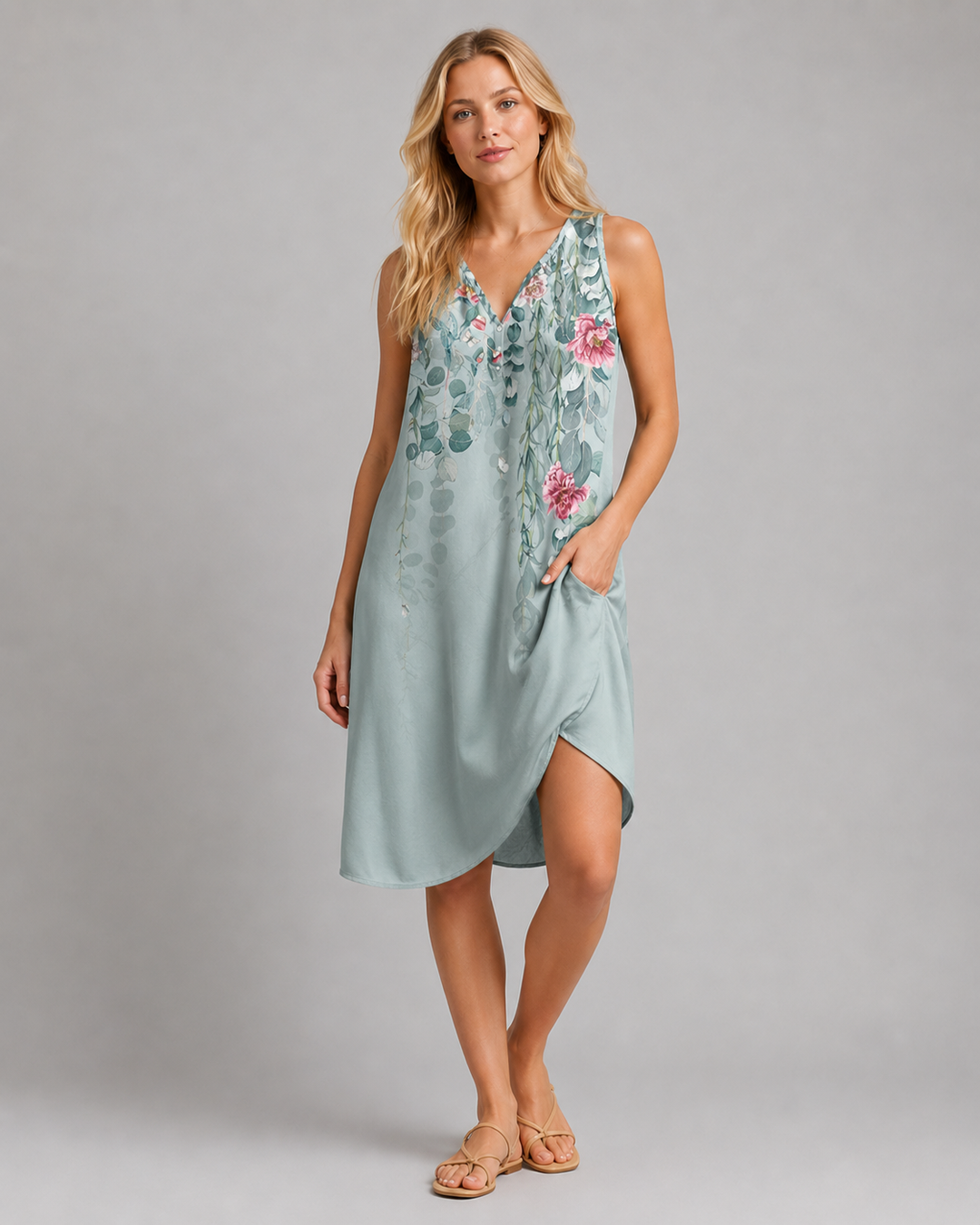 Damen Retro Kjole Klassisk Stil