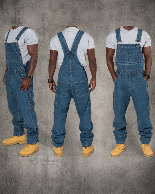 Menns Denim Stil med Skjøtedetaljer Moderne Design