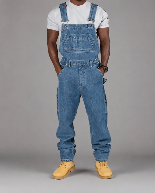 Menns Denim Stil med Skjøtedetaljer Moderne Design
