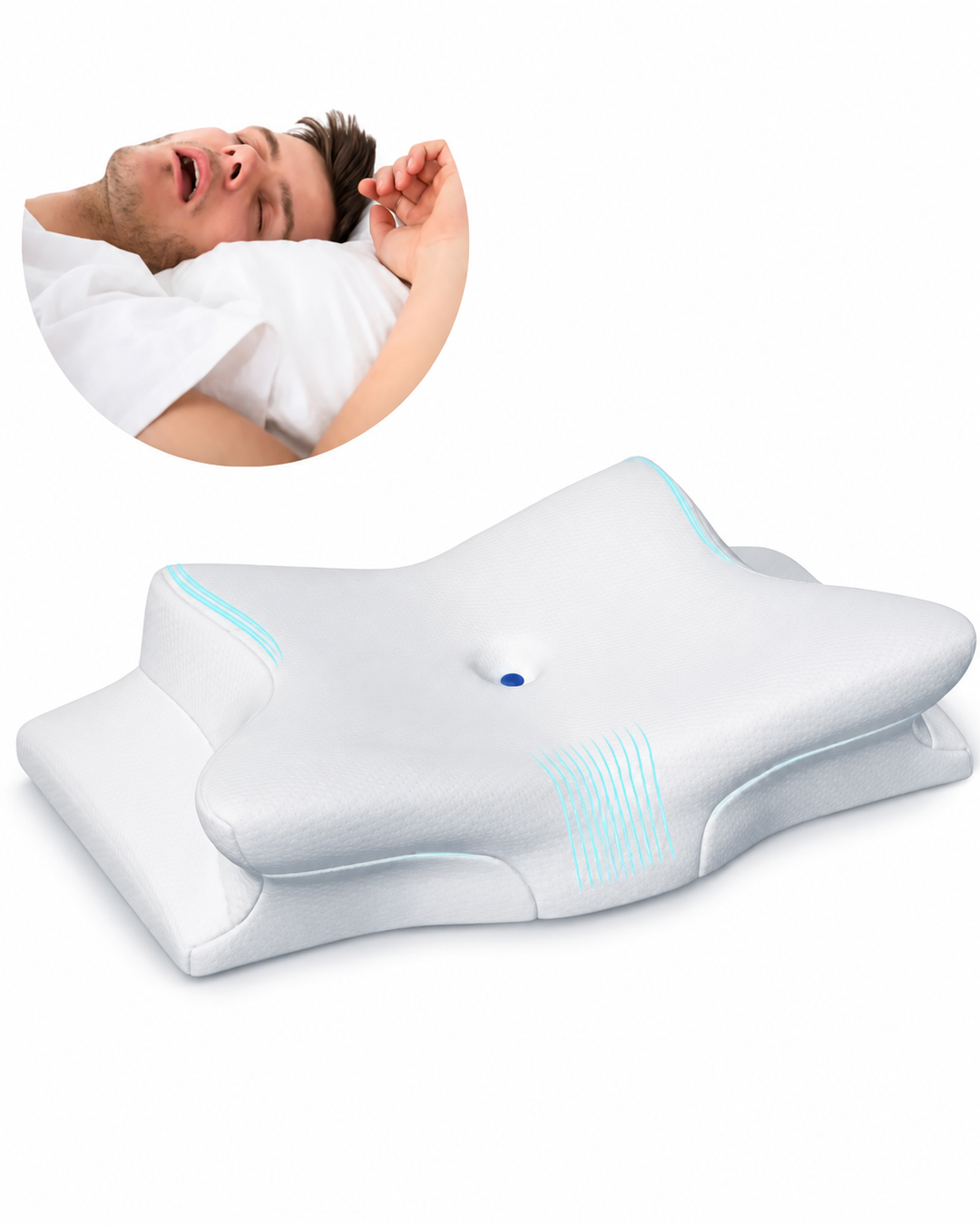 Ergonomisk Nakke- og Hodepute for Optimal Støtte