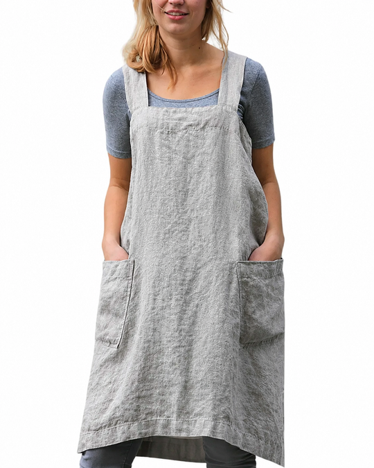 Grembiule da donna leggero con tasche
